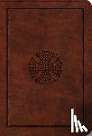 Esv Bibles - ESV Large Print Compact Bible (Trutone, Brown, Mosaic Cross Design)