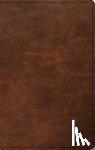 Esv Bibles - ESV Thinline Bible, Red Letter (Full Grain Leather, Saddle Brown)