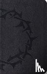 Esv Bibles - ESV Thinline Bible, Red Letter (Trutone, Charcoal, Crown Design)
