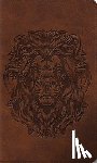 Esv Bibles - ESV Thinline Bible, Red Letter (Trutone, Brown, Royal Lion Design)