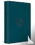 Esv Bibles - ESV Giant Print Thinline Bible, Red Letter (Trutone, Deep Teal, Emblem Design)