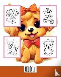 Raisa, Ariana - Cute Dogs Coloring Book for Kids Ages 4-8