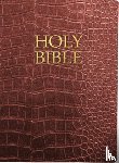 Whitaker House - Kjver Holy Bible, Large Print, Walnut Alligator Bonded Leather, Thumb Index: (King James Version Easy Read, Red Letter, Burgundy)