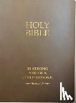 Whitaker House - KJV Holy Bible, Be Strong and Courageous Life Verse Edition, Large Print, Coffee Ultrasoft: (Red Letter, Brown, 1611 Version)