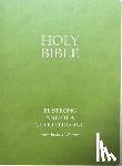 Whitaker House - KJV Holy Bible, Be Strong and Courageous Life Verse Edition, Large Print, Olive Ultrasoft: (Red Letter, Green, 1611 Version)