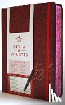 Reina Valera Revisada 1960 - Biblia de Apuntes Rvr 1960 Tapa Dura, Vino Tinto (Edición Cantos Pintados) / Spanish Journalling Bible Rvr 1960 Hardcover Burgundy