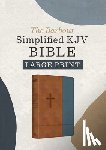 Barbour Bibles - The Barbour Simplified Kjv--Large Print [Rust & Stone Cross]
