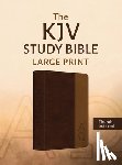 Barbour Bibles - The KJV Study Bible, Large Print (Indexed) [Two-Tone Brown Alpha & Omega]