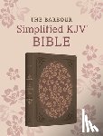Barbour Bibles - The Barbour Simplified KJV Bible--Deluxe Edition [Brown & Rose Floral Inset]