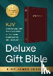 Global Publishing Partners - KJV Holy Bible: Deluxe Gift Bible - Burgundy Bonded Leather, Thumb Indexed: King James Version Bible