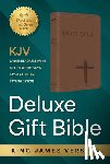 Global Publishing Partners - KJV Holy Bible: Deluxe Gift Bible - Brown Cross: King James Version Bible
