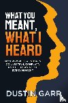 Garr, Dustin - What You Meant, What I Heard