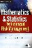 Mathematics and Statistics ...