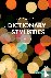 A Dictionary of Stylistics