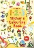 123 Sticker and Colouring book