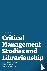 Critical Management Studies...