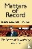 Matters of Record: Inside E...