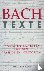 Bach Texte - Kantaten. Mote...