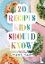 20 Recipes Kids Should Know