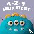 Honsek, Larissa - 1-2-3 Monsters - A Little Monsters Counting Book