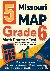 Nazari, Reza - 5 Missouri MAP Grade 6 Math Practice Tests - Proven Practice for Top Scores with Detailed Explanations