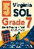 Nazari, Reza - 5 Virginia SOL Grade 7 Math Practice Tests - Proven Practice for Top Scores with Detailed Explanations