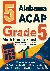 Nazari, Reza - 5 Alabama ACAP Grade 5 Math Practice Tests - Proven Practice for Top Scores with Detailed Explanations