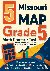 Nazari, Reza - 5 Missouri MAP Grade 5 Math Practice Tests - Proven Practice for Top Scores with Detailed Explanations